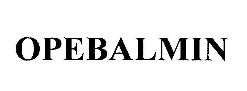 Mẫu nhãn hiệu OPEBALMIN