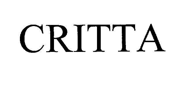 Mẫu nhãn hiệu CRITTA