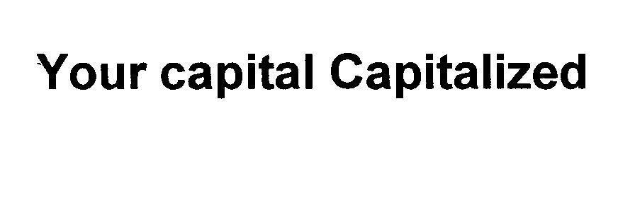Mẫu nhãn hiệu Your capital Capitalized