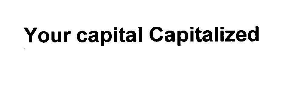 Mẫu nhãn hiệu Your capital Capitalized
