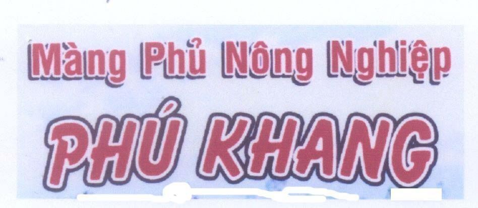 Mẫu nhãn hiệu Phú Khang Màng Phủ Nông Nghiệp