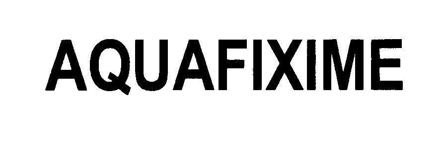 Mẫu nhãn hiệu AQUAFIXIME