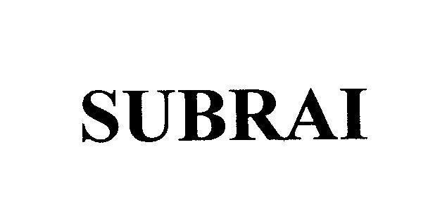 Mẫu nhãn hiệu SUBRAI
