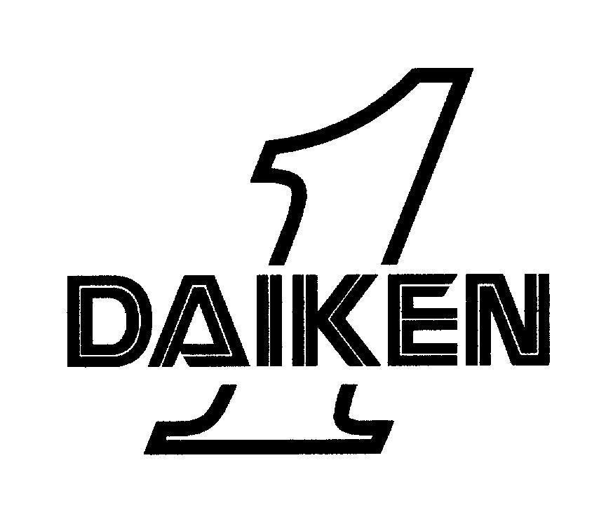 Mẫu nhãn hiệu 1 DAIKEN