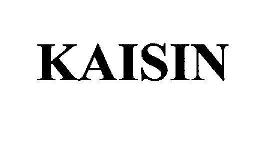 Mẫu nhãn hiệu KAISIN
