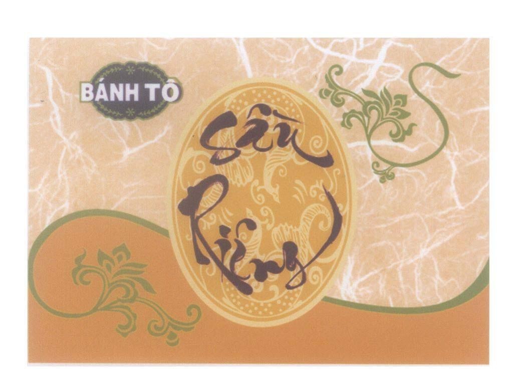 Mẫu nhãn hiệu Bánh Tô Sầu Riêng