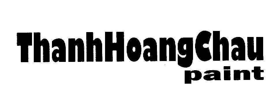 Mẫu nhãn hiệu ThanhHoangChau paint