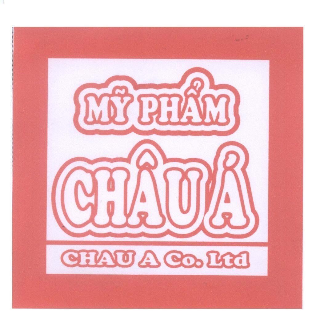 Mẫu nhãn hiệu Mỹ Phẩm Châu á CHAU A Co., Ltd