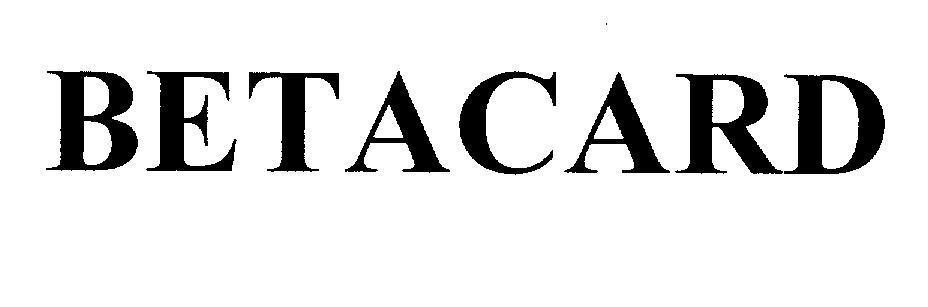 Mẫu nhãn hiệu BETACARD