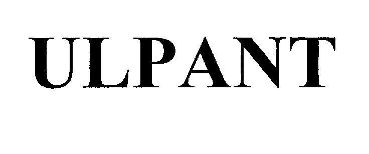 Mẫu nhãn hiệu ULPANT