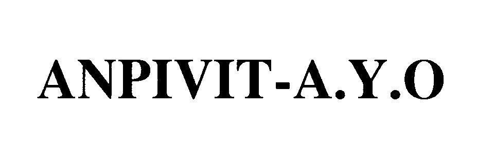 Mẫu nhãn hiệu ANPIVIT - A.Y.O AYO