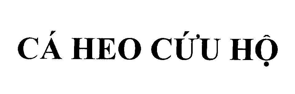 Mẫu nhãn hiệu Cá Heo Cứu Hộ