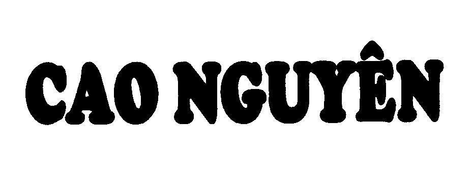 Mẫu nhãn hiệu Cao Nguyên