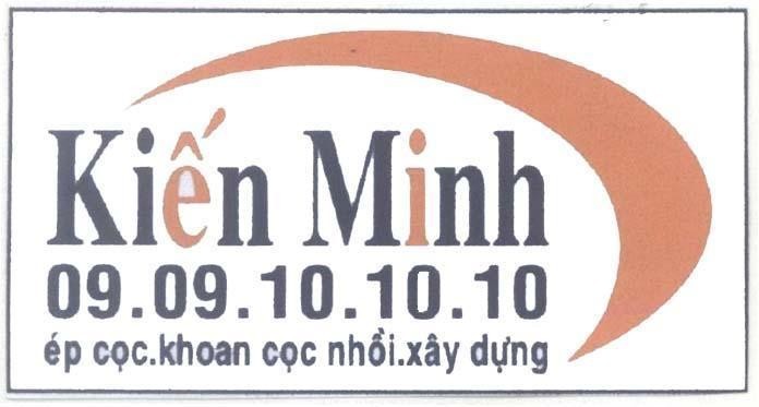 Mẫu nhãn hiệu Kiến Minh 09.09.10.10.10 ép cọc.khoan cọc nhồi.xây dựng