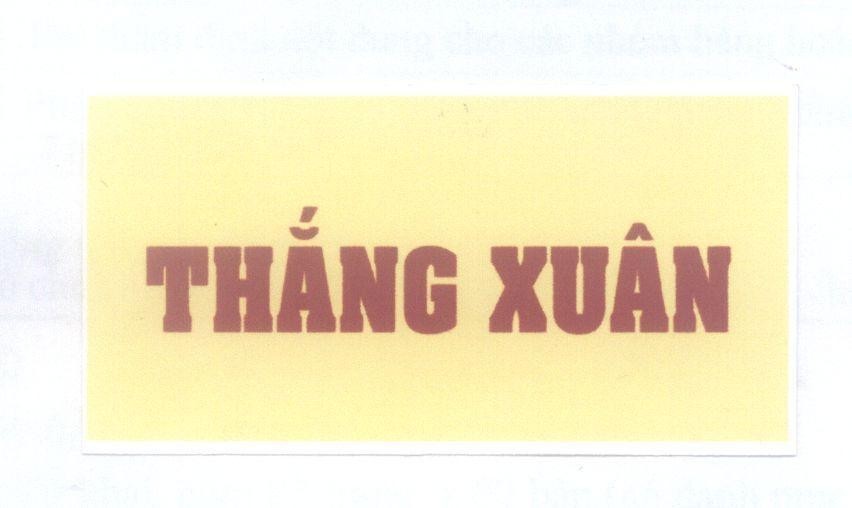 Mẫu nhãn hiệu Thắng Xuân