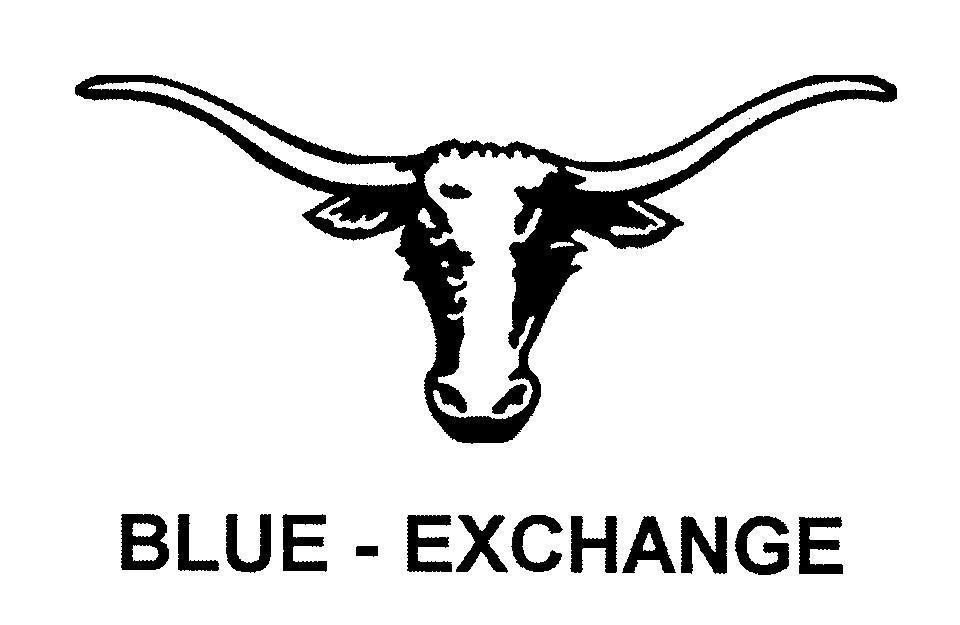 Mẫu nhãn hiệu BLUE - EXCHANGE