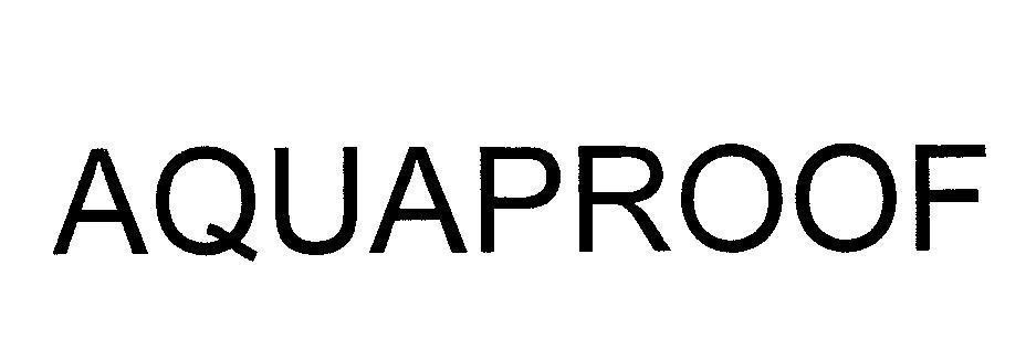 Mẫu nhãn hiệu AQUAPROOF