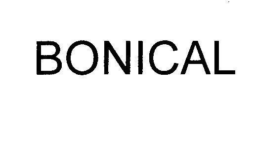 Mẫu nhãn hiệu BONICAL