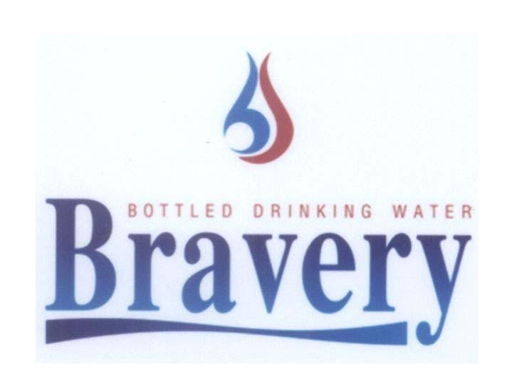 Mẫu nhãn hiệu Bravery bs b s BOTTLED DRINKING WATER