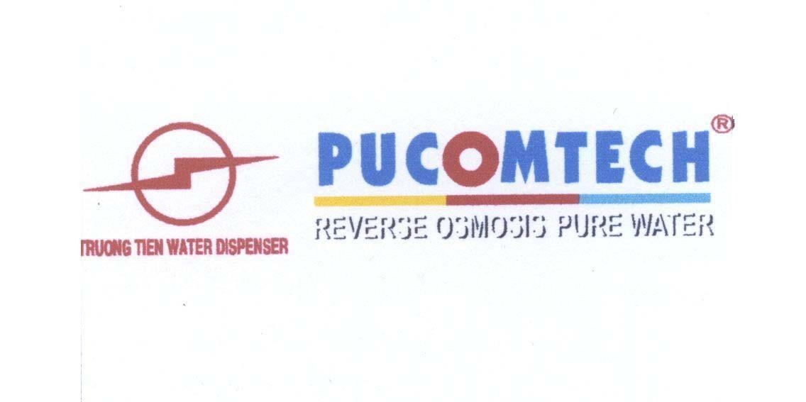 Mẫu nhãn hiệu PUCOMTECH TRUONG TIEN WATER DISPENSER REVERSE OSMOSIS PURE WATER