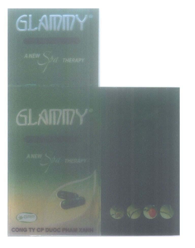 Mẫu nhãn hiệu GLAMMY A NEW Spa THERAPY GRP CONG TY CP DUOC PHAM XANH
