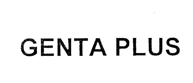 Mẫu nhãn hiệu GENTA PLUS
