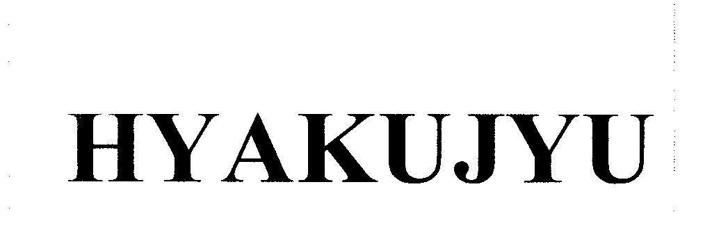 Mẫu nhãn hiệu HYAKUJYU