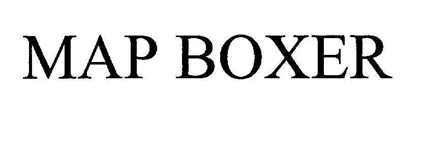 Mẫu nhãn hiệu MAP BOXER