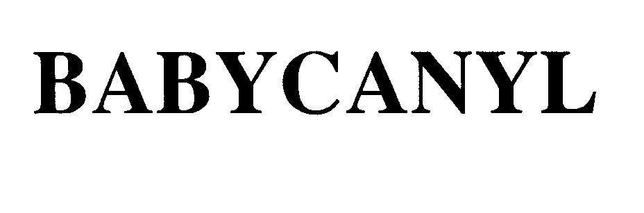 Mẫu nhãn hiệu BABYCANYL