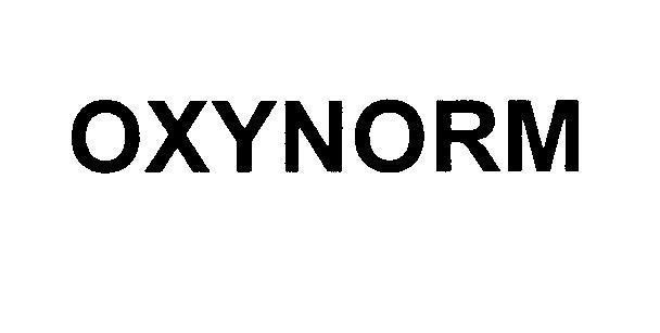 Mẫu nhãn hiệu OXYNORM