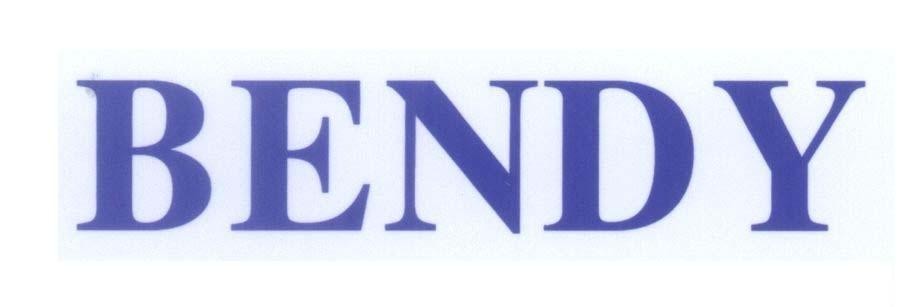 Mẫu nhãn hiệu BENDY