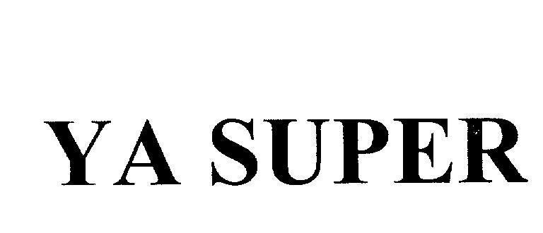 Mẫu nhãn hiệu YA SUPER