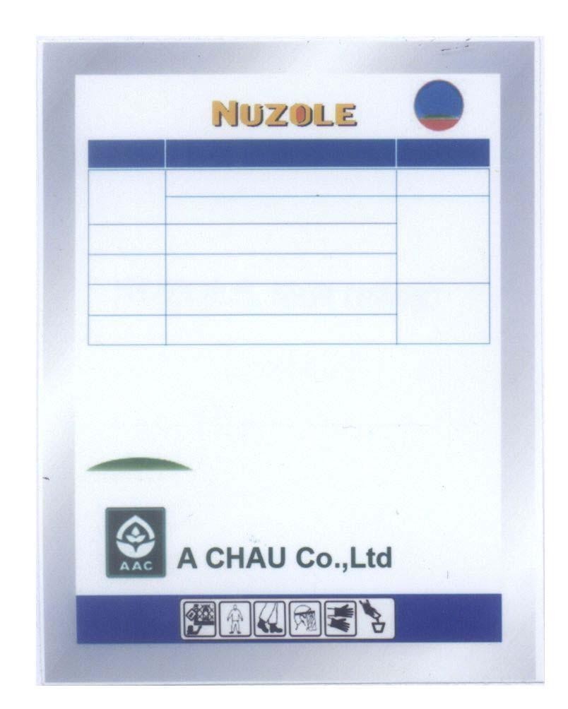Mẫu nhãn hiệu NUZOLE AAC A CHAU Co., LTD