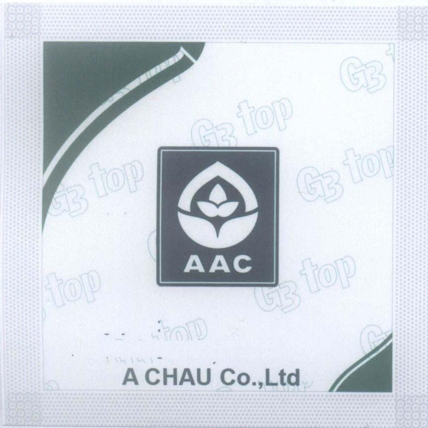 Mẫu nhãn hiệu AAC A CHAU Co., Ltd G3 top