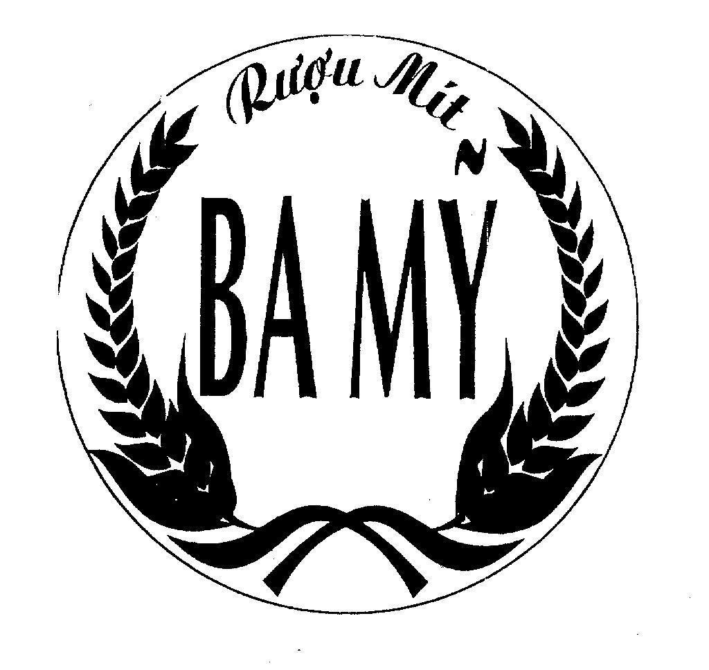 Mẫu nhãn hiệu Ba Mỹ rượu mít