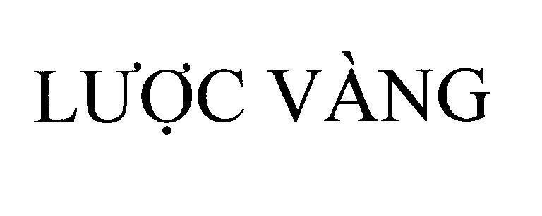 Mẫu nhãn hiệu Lược Vàng