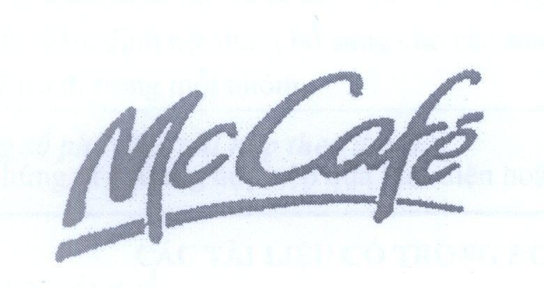 Mẫu nhãn hiệu McCafe