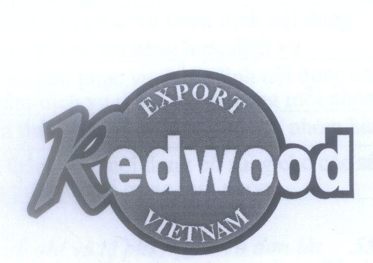 Mẫu nhãn hiệu Redwood VIETNAM EXPORT