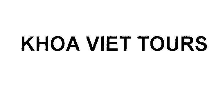 Mẫu nhãn hiệu KHOA VIET TOURS