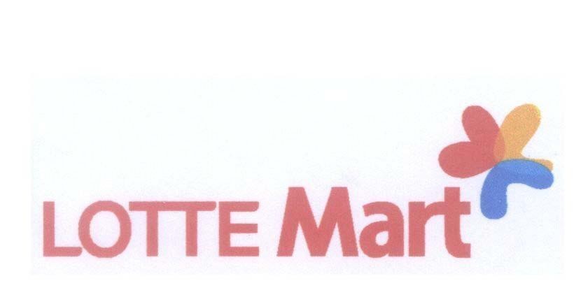 Mẫu nhãn hiệu L V LOTTE Mart