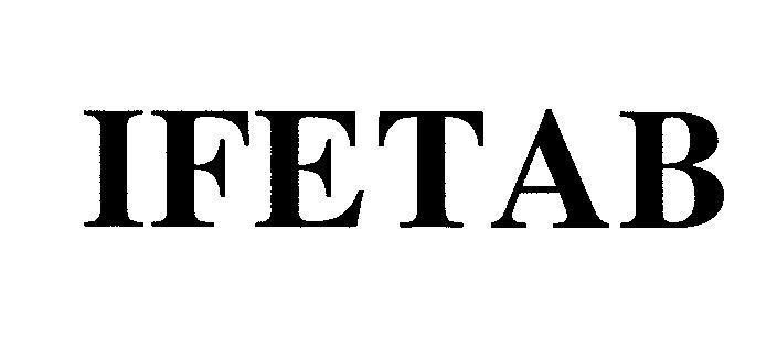 Mẫu nhãn hiệu IFETAB