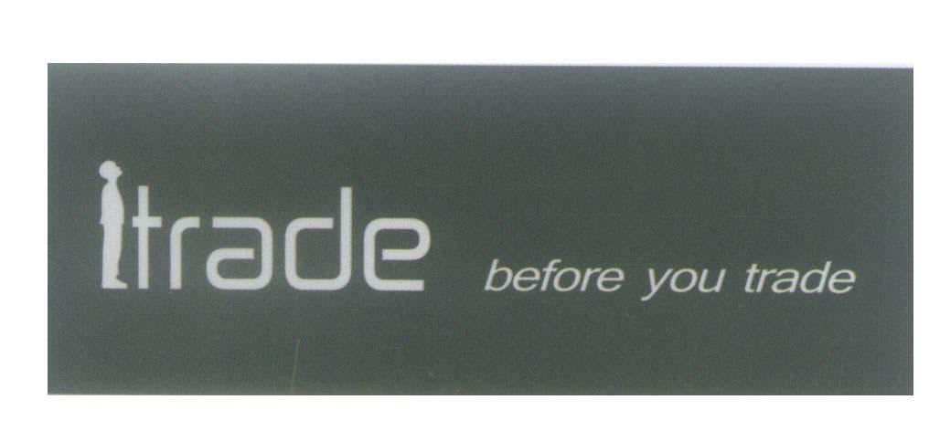 Mẫu nhãn hiệu Itrade I trade before you trade