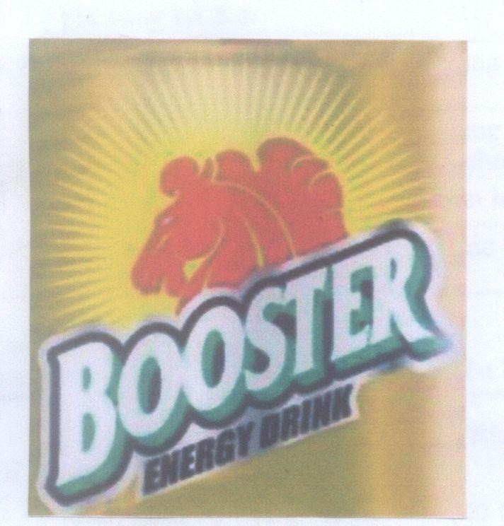 Mẫu nhãn hiệu BOOSTER ENERGY DRINK