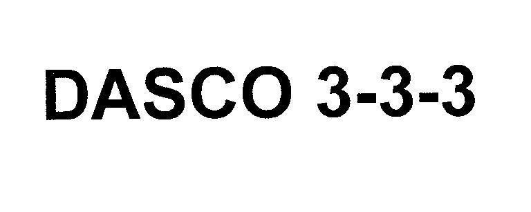 Mẫu nhãn hiệu DASCO 3-3-3