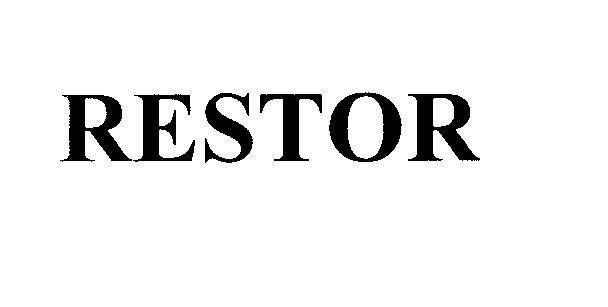 Mẫu nhãn hiệu RESTOR