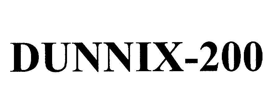 Mẫu nhãn hiệu DUNNIX-200