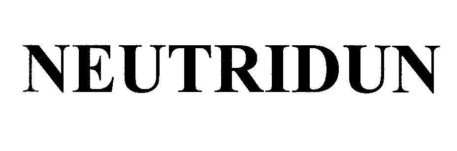 Mẫu nhãn hiệu NEUTRIDUN