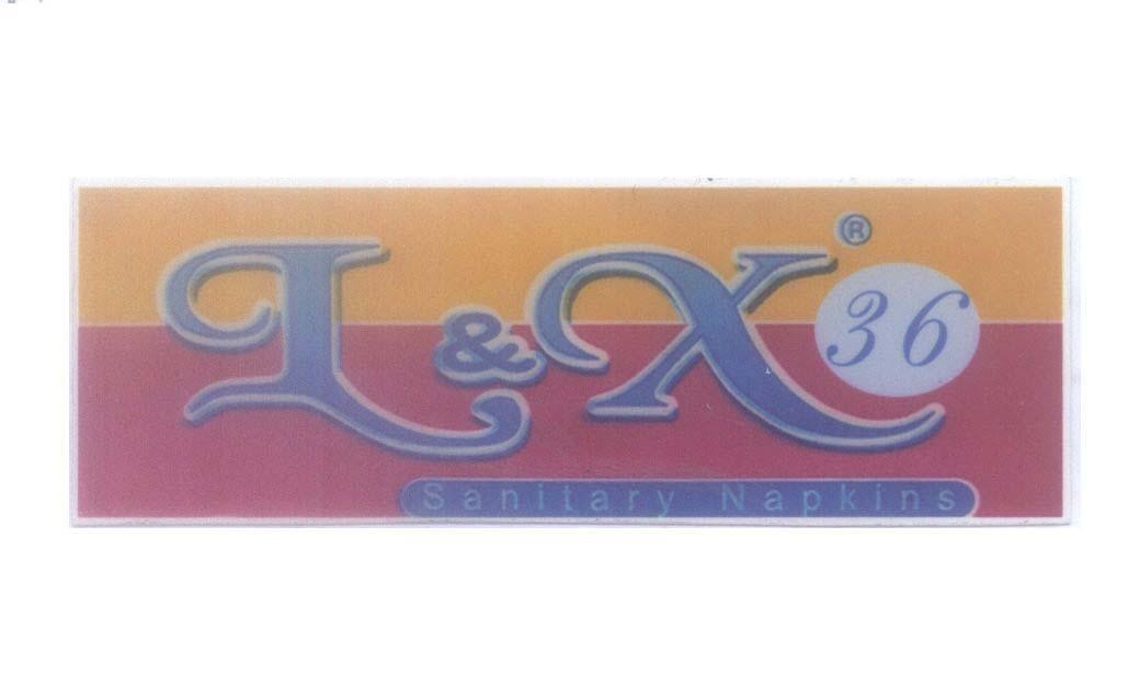 Mẫu nhãn hiệu L & X 36 Sanitary Napkins