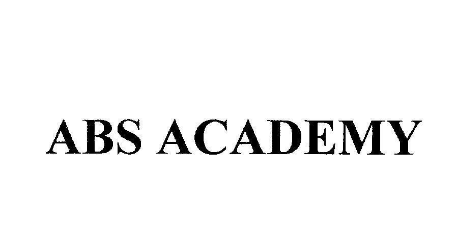 Mẫu nhãn hiệu ABS ACADEMY