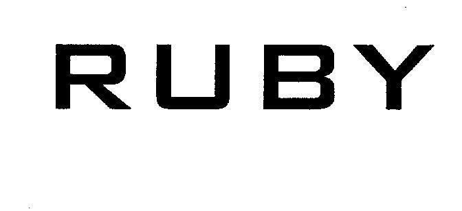 Mẫu nhãn hiệu RUBY